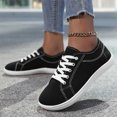 thumbnail image 2 of Willtoo Classic Low-Top Canvas Sneakers for Women Lightweight Lace-Up Casual Walking Shoes with Non-Slip Rubber Sole, Breathable Flat Skate Shoes, 2 of 4
