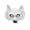 B004- White, variant on Full Face Halloween Supply, Silver Wolf Mask, Scary Werewolf Mask, 3D Horror Mask, Mask for Masquerade and Halloween Party, 9X8X4 in Soft Comfortable Creepy Face Mask for Adult