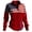 Red, variant on kaondbfi Women's Casual 250Th Anniversary National Flag Blouse Patriotic American Flag Shirt Womens Fashion Summer Essentials Clothing