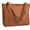 Beige White, variant on NCY Genuine Leather Tote Bag for Women Work, Women's Leather Shoulder Bags Purses Satchel Handbags with Laptop Compartment