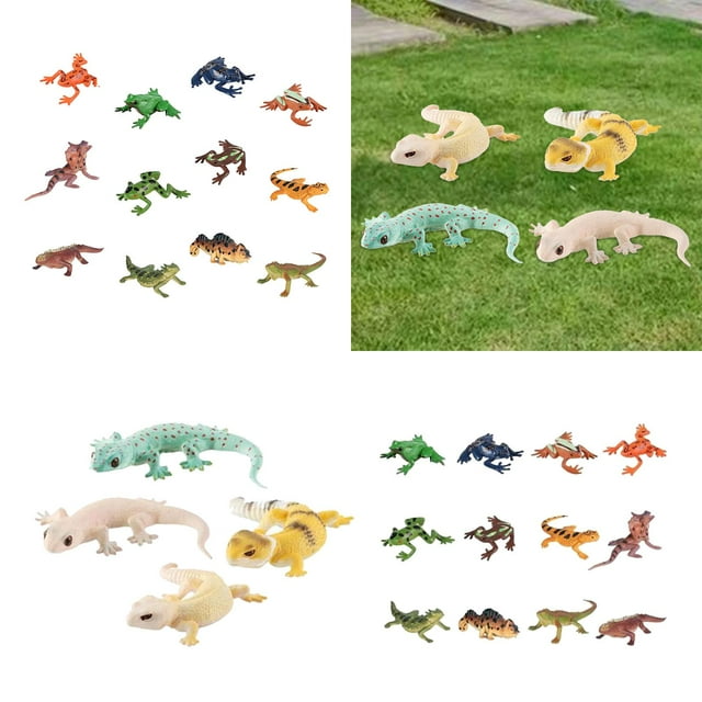 Estatuas en miniatura,Juguete coleccionable de simulación de modelo de animal en miniatura,Juguetes educativos Modelos de cognición Herramientas de enseñanza,Accesorios de diseño de escena CUTICAT Estatuas en miniatura