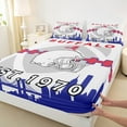 thumbnail image 3 of Manfei Sports Theme Twin Sheet Sets,Rugby Ball Sport Bedding Twin Size,Buffalo Bed Sheets Set Twin Size For Kids Boys,Microfiber Bedroom Decorative,3 Pieces, 3 of 7