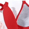 thumbnail image 2 of WCJM Up To 50% Off Bra No Show Panties Lace Bra Red,42, 2 of 4