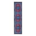 thumbnail image 3 of Unique Loom Mangata Collection Area Rug - Molly (2' x 7' 10" Runner Red and Blue/Ivory), 3 of 7