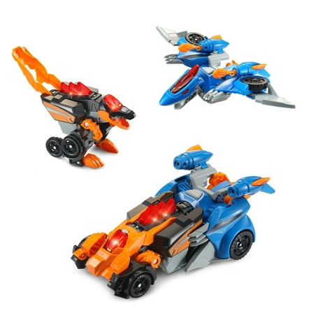 VTech Switch & Go 2-in-1 Spino Speedster with Accessories, Baby and Toddler Toys