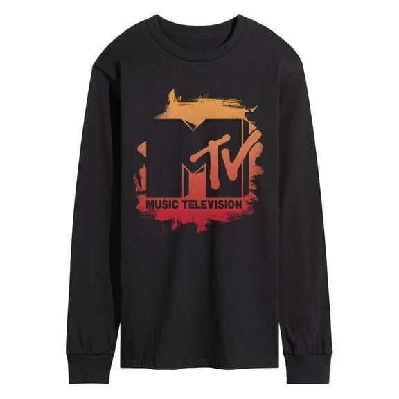 MTV - MTV Logo - Men's Long Sleeve Graphic T-Shirt