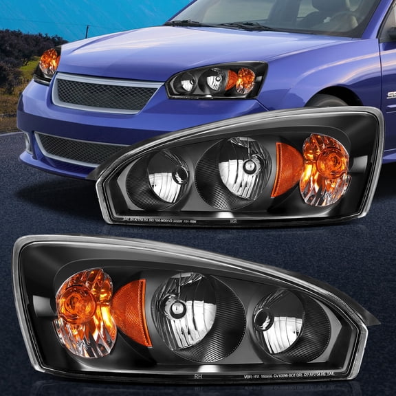 Pair Headlights Assembly Fits CHEVY MALIBU 2004-2008 LH RH Side