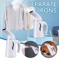 thumbnail image 2 of Matoen Travel Garment Steamer, 30s Fast Heat, 110V, Wrinkle-Removing Handheld Steamer with 150ml Detachable Water Tank for Clothes, Garments, and Fabrics, 2 of 9