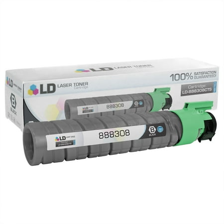 LD Compatible Replacement for Ricoh 888308 (Type 145) High Yield Black Laser Toner Cartridge for use in Ricoh Aficio CL4000DN, SP C410DN, SP C411DN, and SP C420DN s