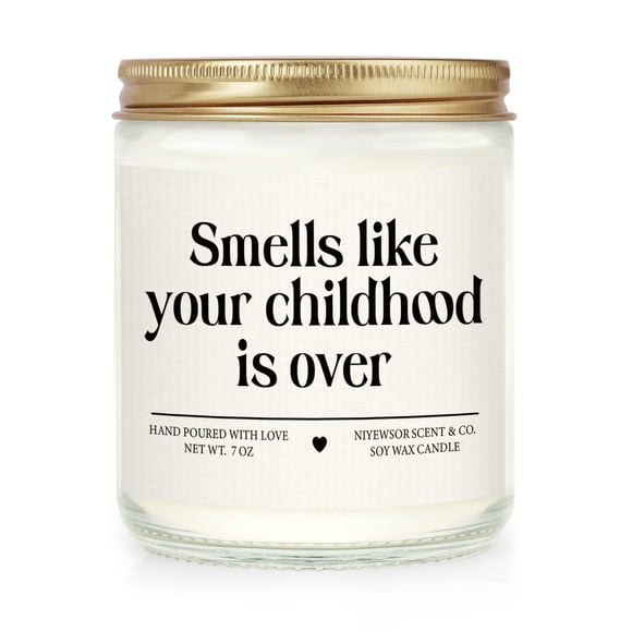 Vela perfumada Niyewsor, regalo de cumpleaños número 18, 200 ml, para niñas y niños