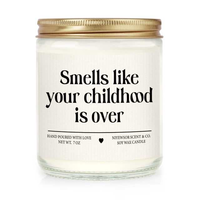 Vela perfumada Niyewsor, regalo de cumpleaños número 18, 200 ml, para niñas y niños