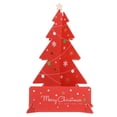 thumbnail image 2 of segolike 3D Merry Christmas Tree Greeting Card Postcard Birthday Message Cards Red, 2 of 9
