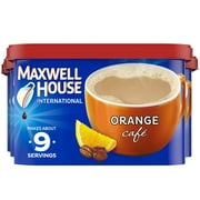 Maxwell House International Orange Cafe Beverage Mix, 9.3 OZ (Pack of 8)