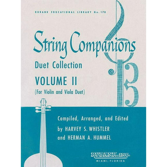 String Companions, Volume 2: Violin and Viola Duet Collection Published in Score Form (Paperback)