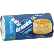 Pillsbury Grands Southern Homestyle Buttermilk Refrigerated Biscuit Dough, 8 Count, 16.3 oz