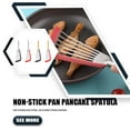 thumbnail image 2 of Wweixi Frying Spatula Nonslip Stainless Steel Slotted Fish Spatula Leaky Rustproof Non-stick Pan Cooking Supplies Red/Silver Handle, 2 of 6