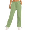 thumbnail image 2 of LIZUOJUN Wide Leg Sweatpants Women High Waisted Drawstring Baggy Casual Pants with Pockets for Streetwear Fall 3XL, 2 of 9