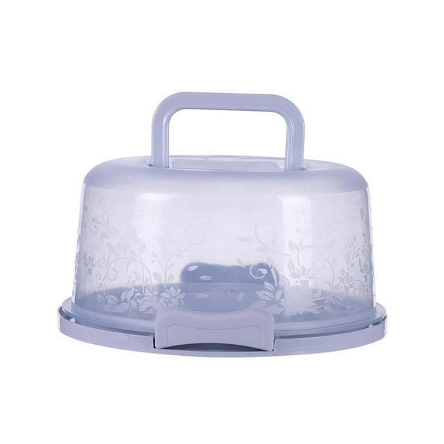 Cake Container Cake Carrier with Handle Stand Portable Multifunction Supplies Cake Keeper Cake Storage Container for Birthday Home