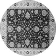 thumbnail image 1 of Ahgly Company Indoor Round Oriental Gray Traditional Area Rugs, 7' Round, 1 of 4