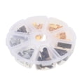 thumbnail image 2 of MasteelfCA 135pcs Jewelry Necklace Making Leather Crimp Ends Practical Ribbon Ends Clips, 2 of 8