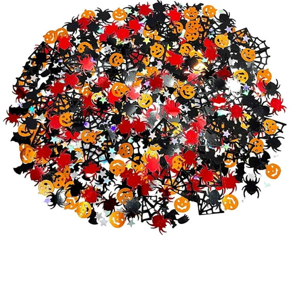 Halloween Party Confetti Halloween Bats Witch Shape Glitter Metallic Foil Table Scatters Confetti For Halloween Decorations Halloween Pumpkin Confetti Party Sets Shooting Props