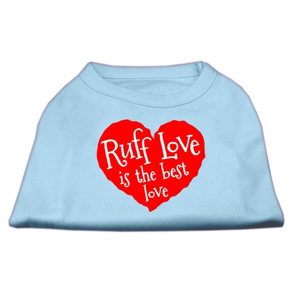 Pet Dog  Cat Shirt Screen Printed, "Ruff Love"