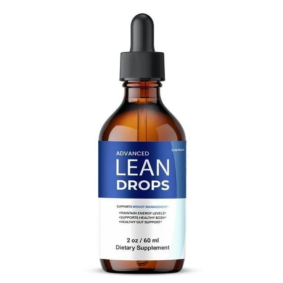 (1 Pack) Lean Drops Liquid Supplement, LeanDrops Max Strength Supplement, All Natural Formula, 60 ML per Bottle