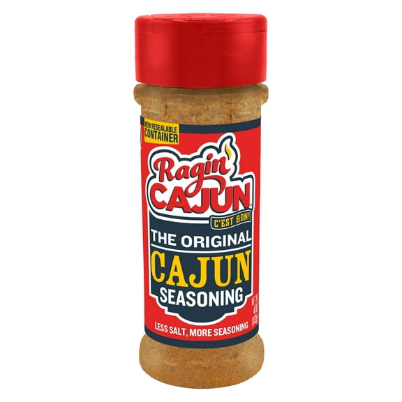Ragin’ Cajun The Original Cajun Seasoning, All-Purpose Spice Blend, 4 oz Container