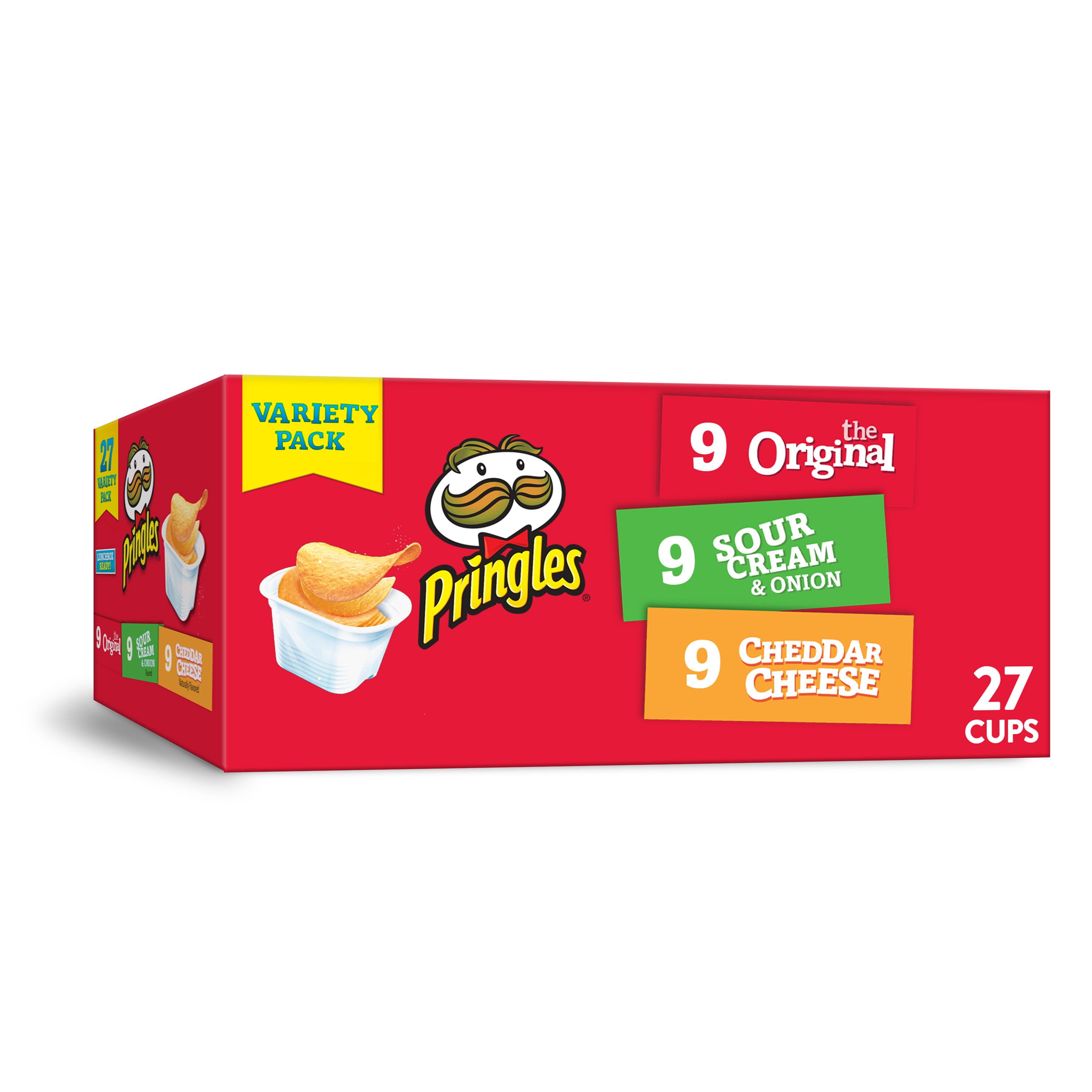 Pringles, Snack Stacks Potato Crisps Chips, Flavored Variety Pack, 27