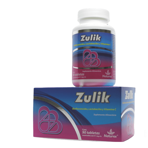 ZULIK   (BIOFLAVONOIDES/LACTOBACILOS/VITAMINA C) TAB 911 MG C/90 naturex TAB 911 MG C/90