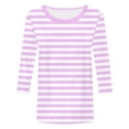 thumbnail image 4 of Dmsael Fashion Clothing Sweatshirts for Women Crewneck Cable Knit Sleeve Sweaters Lightweight Fashion 2025 Pink,L, 4 of 5