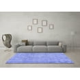 thumbnail image 3 of Ahgly Company Machine Washable Indoor Rectangle Abstract Blue Contemporary Area Rugs, 8' x 12', 3 of 4