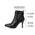 thumbnail image 5 of UngA Boots for Women Women's Knee High Pull On Fall Weather Winter Boots Black,6, 5 of 7