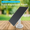 thumbnail image 5 of 5W Solar Panel for Wireless Security Camera Outdoor, IP65 Waterproof USB Solar Panel Power for Wyze Cam Outdoor, Compatible with Rechargeable Battery Security Camera, Adjustable Mount Bracket 1 Pack, 5 of 9