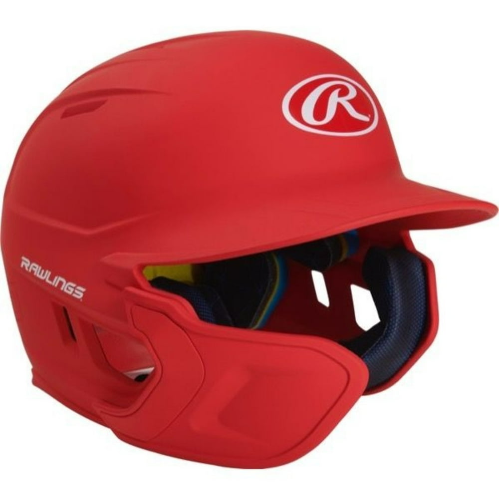 Rawlings Mach Junior 1Tone Matte Baseball Helmet with LHB EXT Flap