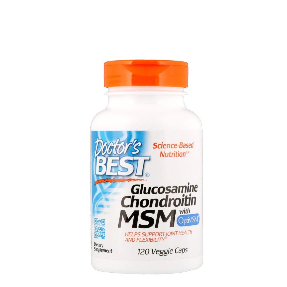 Doctor's Best Glucosamine Chondroitin Msm with OptiMSM Capsules