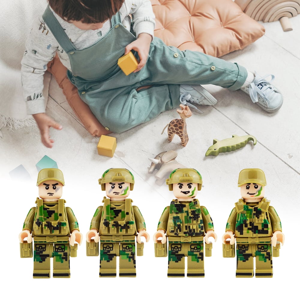 8pcs Military Army Soldiers Figures Building Blocks Set Fit Lego UK STOCK 