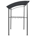 thumbnail image 4 of vidaXL BBQ Gazebo 84.6"x59.1"x86.6" Anthracite Steel, 4 of 7