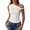 White, variant on FreshPretty Off The Shoulder Tops for Women Cute Summer Casual Sleeveless Slim Fit y2k Spring Outfits Going Out Tank Top