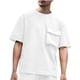 thumbnail image 1 of pstuiky camiseta de hombre, Camisa informal de manga corta con cuello redondo y color liso para hombre ropa de hombre xxl, 1 of 5
