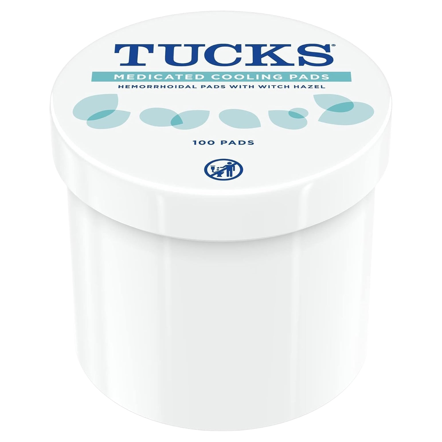 TUCKS Medicated Cooling Pads 100 Each (Pack of 2)