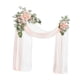 thumbnail image 2 of Arco de flores artificiales para boda con , flores de para decoración de puerta, arreglo floral para valla de celebración., 2 of 9