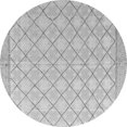 thumbnail image 1 of Ahgly Company Indoor Round Abstract Gray Modern Area Rugs, 5' Round, 1 of 4