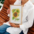 thumbnail image 5 of Italian Sunflower - Drawing Floral Flowers Botanical Nature Summer Unframed Wall Art Print 12 x 18 inches, 5 of 16