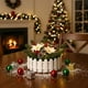 thumbnail image 4 of CaiYueKe Artificial Faux Plants Flowers, Round Plastic Potted Fake Flowers Plants,Fence Pot for Outside Home Planter Porch Patio Yard Office Desk Decor, 4 of 6