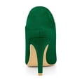 thumbnail image 2 of Unique Bargains Women's Rhinestones Stiletto Heel Ankle Booties Green (Size 6), 2 of 7