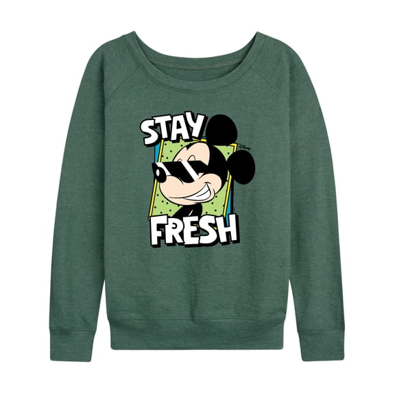 Disney - Stay Fresh - Women's Lightweight French Terry Long Sleeve Shirt
