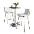 thumbnail image 6 of LumiSource Mason Swivel Adjustable Counter Height Dining Set - 3 Piece, 6 of 6