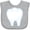 AC-Heather Grey, variant on Inktastic Dentist Big Tooth Boys or Girls Baby Bib