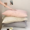 thumbnail image 2 of Nvzi-c 3Pcs Cotton solid color padded pillowcase Simple is not simple, high quality cotton pillowcase, let sleep more at ease 18.9x29.13inch(yellow）, 2 of 3